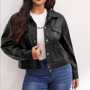 Faux Leather Jacket